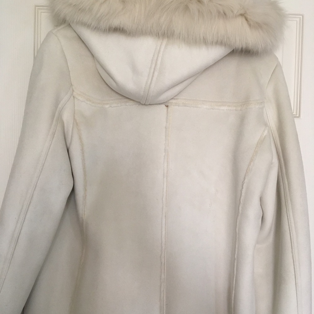 Wilson leather 3/4 length suede/shearling coat - Picture 6 of 8